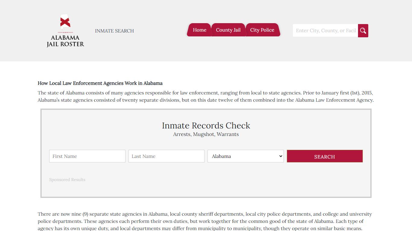 Etowah County | Alabama Jail Inmate Search